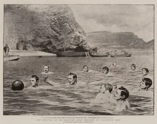 Las vacaciones de una brigada de chicos del East-end en Lulworth Cove