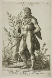 Apolo, placa 5 de Parnassus Biceps