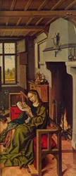 Ala de retablo Santa Bárbara, 1438, c. 1934