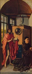 San Juan Bautista y el maestro franciscano Enrique de Werl, 1438, c1934