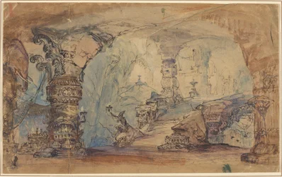 Un fantástico templo subterráneo (¿La cueva de Aladino?)