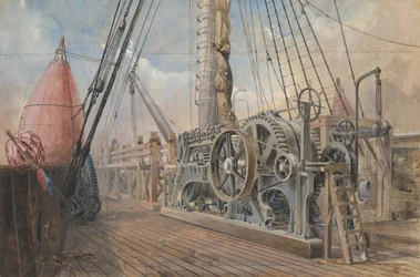 Cubierta del Great Eastern, el Canal del Cable, etc., 1866, 1865-66