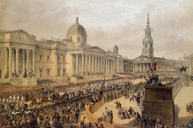 Procesión nupcial de Eduardo VII y la Princesa Alexandra de Dinamarca, Londres