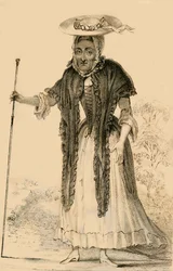 Jane Lewson, notable por su edad y peculiaridades, 1821