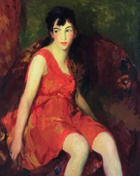 La pequeña bailarina (óleo sobre lienzo)