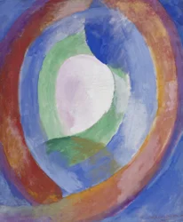 Formas circulares, luna no. 1
