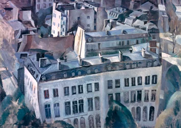 Estudio para `La Ciudad, 1909-1910