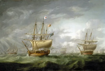La pérdida del HMS "Ramillies" en septiembre de 1782