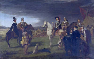 El asedio de Gloucester, 1643, 1860