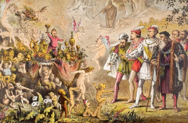 Alonso habla en La Tempestad, Acto III, Escena III, 