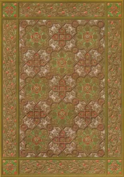 Un panel de cuero repujado por Habenicht, Viena, 1863
