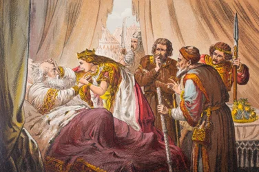 Cordelia habla en El Rey Lear, Acto IV, Escena VII, 