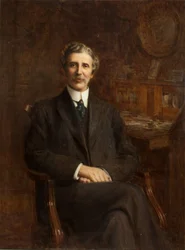 William Haworth, sentado