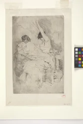 Ensartadores de cuentas, Venecia (aguafuerte)