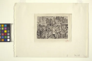 Escena en un circo (tinta)