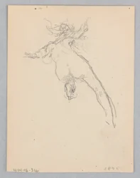 Estudio para una mujer bailando, "Humores a la Música," Mendelssohn Glee Club, Nueva York, NY
