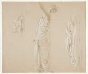 Estudio para el líder de la procesión, "Festival de la Vendimia," Mendelssohn Glee Club, Nueva York, NY