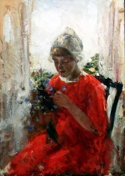 El vestido rojo
