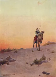 Un explorador del desierto, c1880, 1904