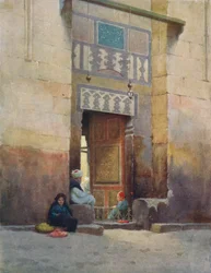 Una puerta de mezquita, El Cairo