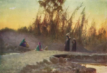 En el pozo, c1880