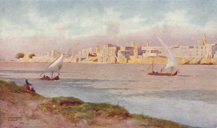 Bulak desde Ghezireh, c1880