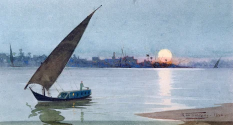 Lago Oriental, Egipto".