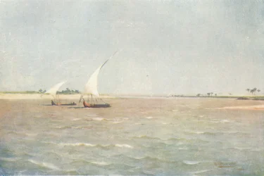 Viento del norte en el Alto Nilo, c1880, 1904