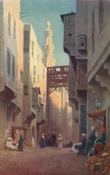 Sharia Bab-El-Wazir, El Cairo, c1880, 1904