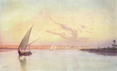Tel-El-Amarna, en la parte superior, c1880, 1904