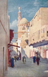 La Mezquita Sais, El Cairo, c1880, 1904