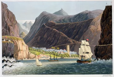 Las carreteras, Santa Elena, 1815