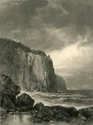 Lago Superior, entrada a la Bahía del Bautismo
