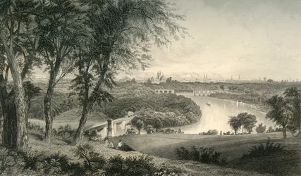 Filadelfia desde Belmont, West Park, 1874