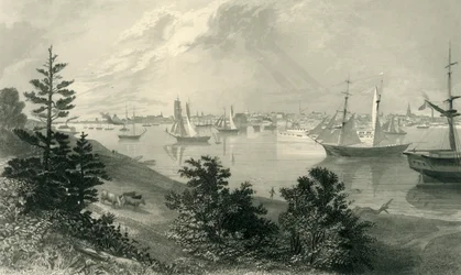La Ciudad de Detroit, Desde la Costa de Canadá