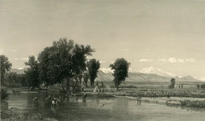 Las Montañas Rocosas, 1874