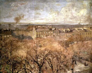 Heriot Row, Edimburgo (óleo sobre lienzo)