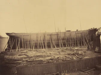 Aphrodita en construcción, ca. 1857
