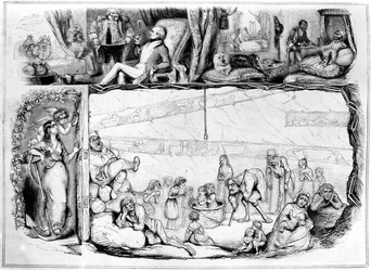 Capital y trabajo, ilustración de «Punch», 29 de julio de 1843