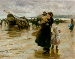 Arrastrando los botes, 1890