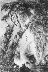 Cataratas de Trenton, Nueva York, 1836