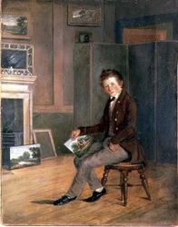 Retrato de Joseph Stannard (1797-1830) de joven