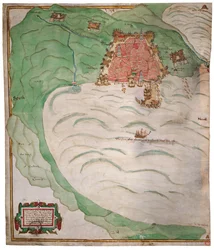Carta de la bahía de Argel