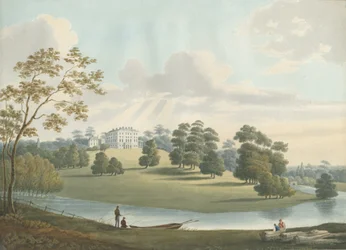 Patshull House: pintura en acuarela, s.f. [1826]