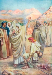 David Ungido Rey (litografía en color)