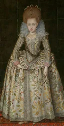 Princesa Isabel 1596-1662, luego Reina de Bohemia, ca. 1606