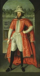 Retrato de William Pope, 1er Conde de Downe 1573-1631 como Caballero del Baño, c. 1610