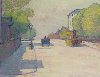 Adelaide Road a la luz del sol, 1910