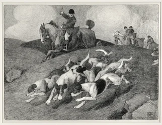 Escena de Caza