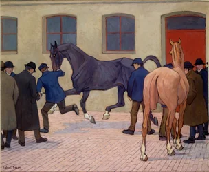 Exhibición en Tattersalls, c1919